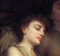 Classic painting of the Greek God Hypnos